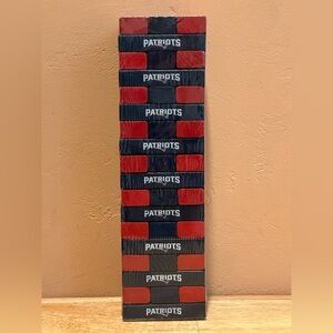 NFL New England Patriots Team Stackable Blocks Game made by Fanatics. NWTS